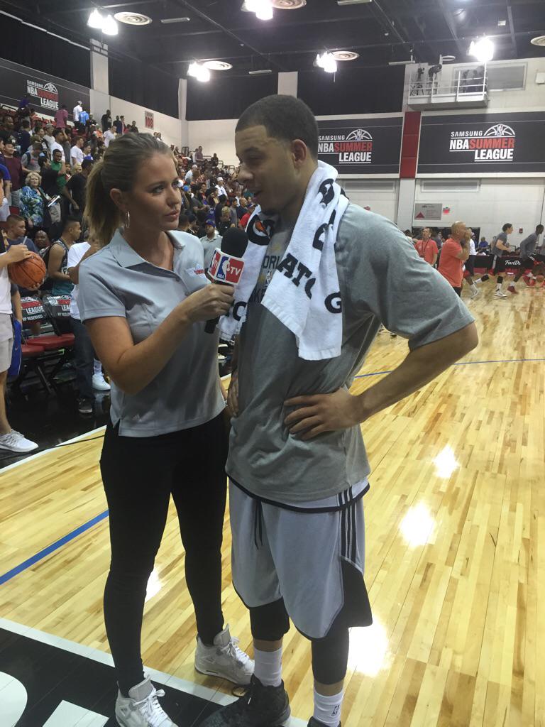 NBASummerLeague's tweet photo. The scoring leader at #NBASummer League, @sdotcurry adds to total with 26 more points as @PelicansNBA improve to 4-0 http://t.co/evLCI35gk7