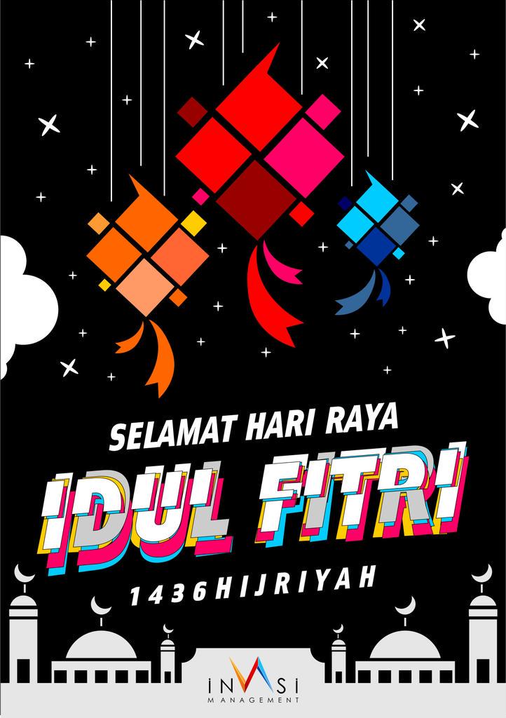 maaf lahir batin dari kami 🙏😼 #eidmubarak #1436H