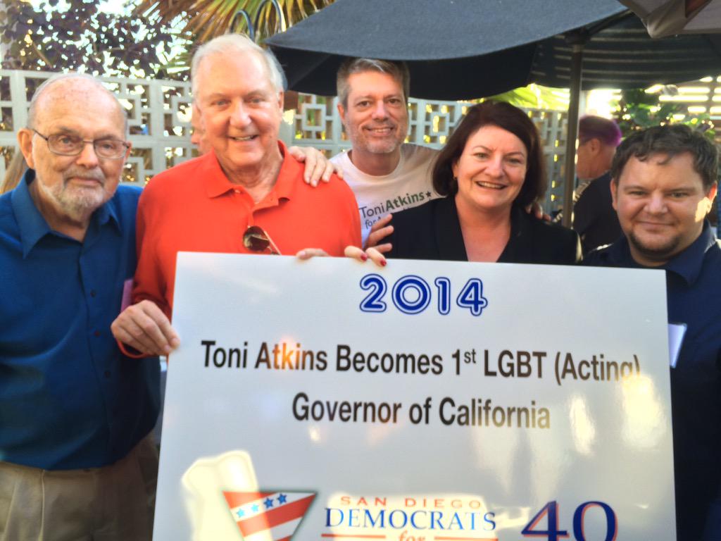 When I came from Virginia &amp; heard there was a GAY dem club I said - Where do I sign up?? Happy 40th! <a href="/SDDems4Equality/">SD Dems for Equality</a>