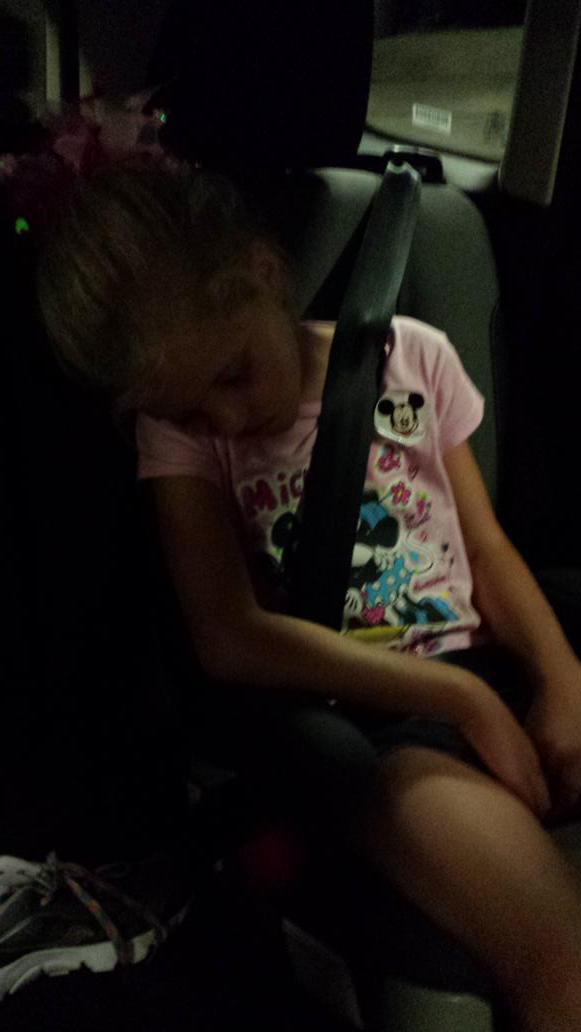 Meeting princesses can be exhausting!  #MagicKingdom #PrincessSkyler #thebestsurprise