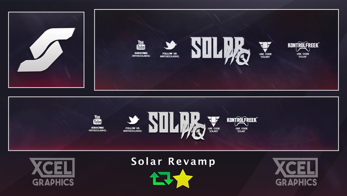 XCELGraphics's tweet image. Complete Revamp for @InTheSolarHQ hope you like it!! @MiqoGraphics @aerroplane 
RT's And Fav's Appreciated!