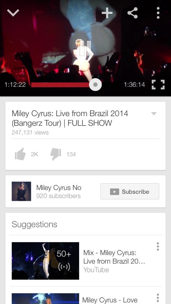 MediCyrus's tweet photo. @pitusawithmiley where you lucky enough to see that Nicki Minaj butt ? http://t.co/o28GFIrxHS