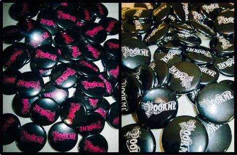 NSbuttons's tweet photo. Flashback to a couple years ago when we made these for POOR ME (Denver Pop-Punk) #tbt #buttons #pins #punk #poppunk http://t.co/and4BybItV