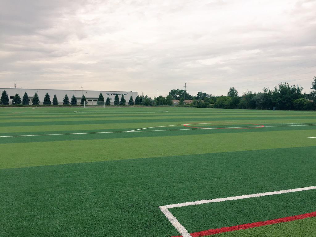 WaunBob's tweet photo. Brand new form of Astro turf at Ultimate Soccer in pontiac #DetroitCRE http://t.co/sicCSwMZv3