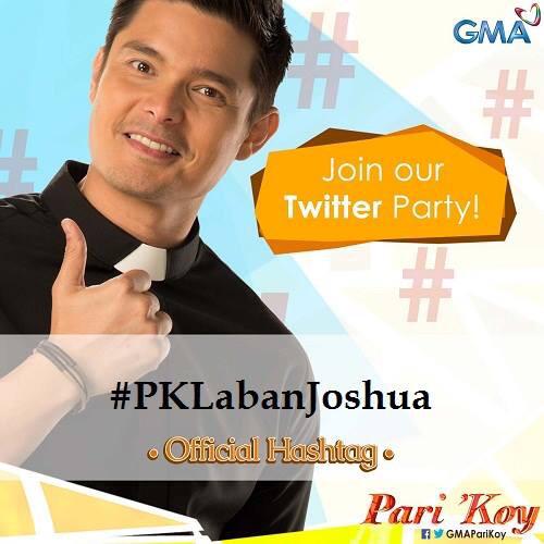 GMAPariKoy's tweet photo. Official hashtag: #PKLabanJoshua. Spread the word! http://t.co/0Jty9VWifi