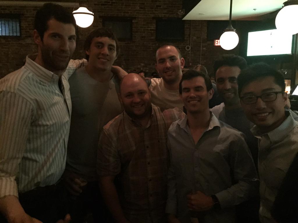 brdufresne's tweet photo. Night out w @Fiksu @Tarik_Kafel @MattyT34 @JCMH11 @dreamchsr after @AmericasTestKit &amp; #bostontech #mobilemarketing http://t.co/4R4HOPnh5r