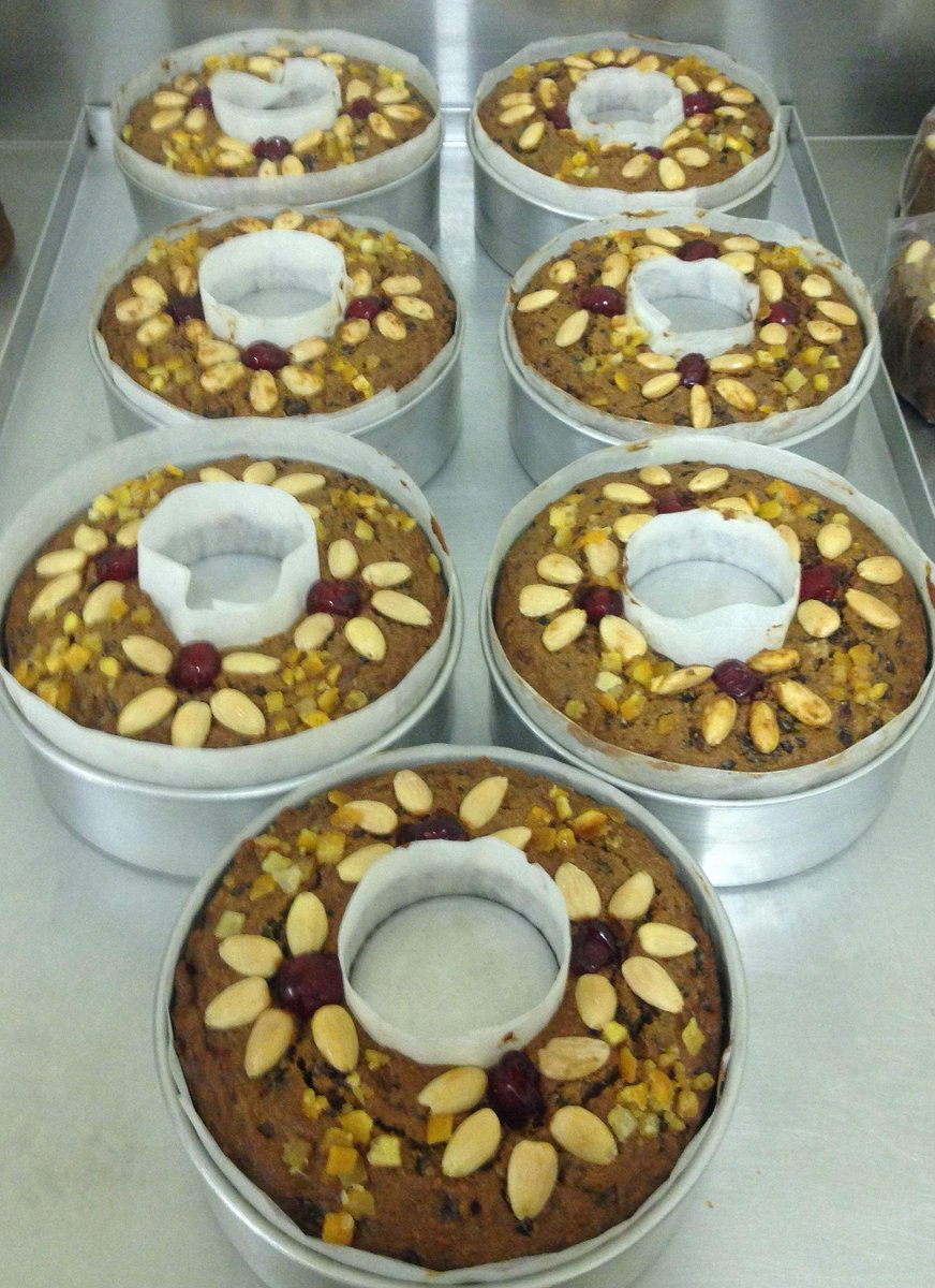 Its beginning to look like Christmas at #Baylies, with our first batch of Christmas Cakes for the #Christmas season.