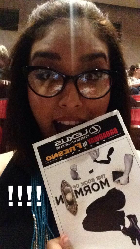 wildewhitman's tweet photo. Let's do this!!! @BookofMormon #Hellofresno http://t.co/knlFiBPjYr
