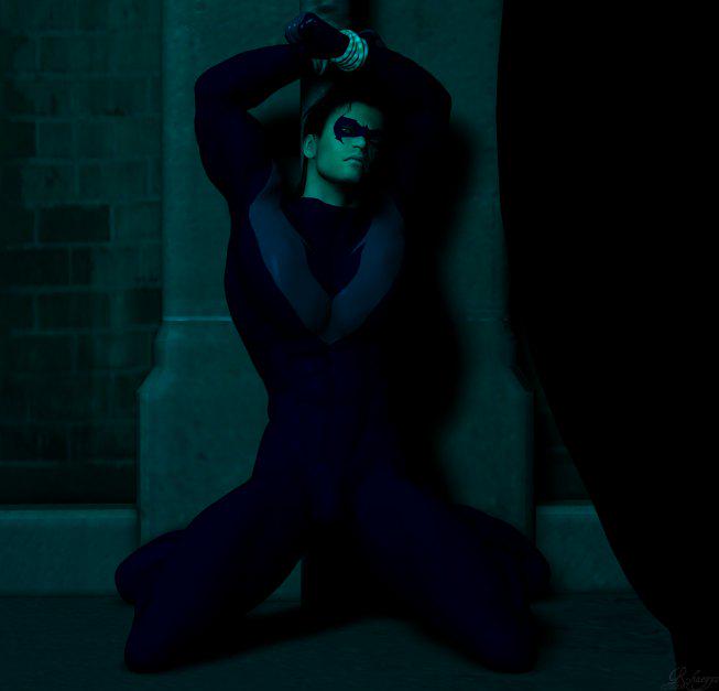superhero_y's tweet photo. nightwingナイトウィング
ナイトウィングのコス着て拘束されたい http://t.co/4s8izEtgp1