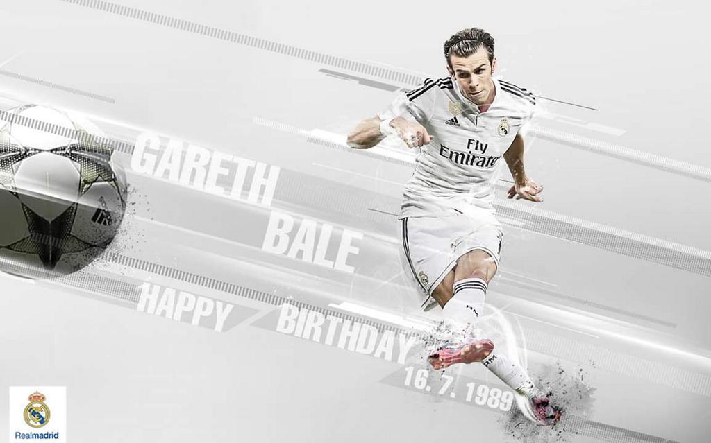 Happy Birthday Real Madrid striker Gareth Bale. 