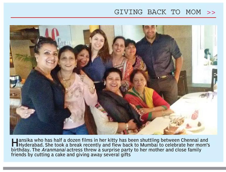 Hansika_ofc's tweet photo. Giving back to mom #Hansika @ihansika | #DC http://t.co/odUXvs6R9t