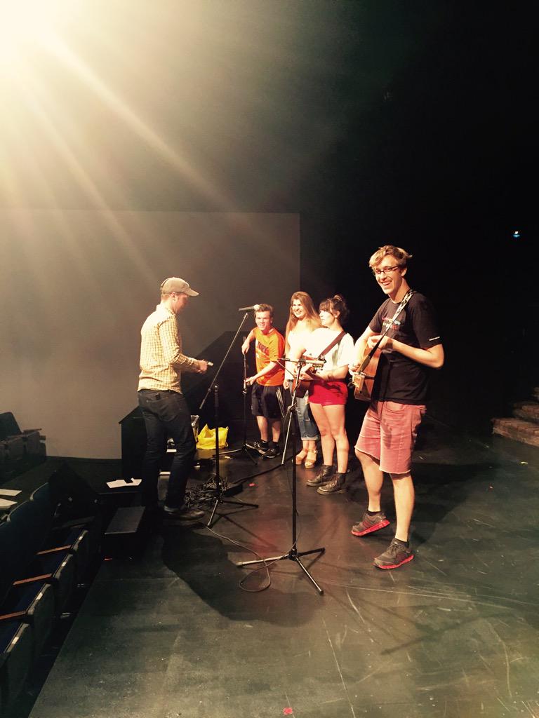 TheCaptainRobin's tweet photo. Great Theatrical Sound Master Class with @infinitytheatre designer & audio engineer Wes Shippee! #InfinityEducation http://t.co/y5sW4kiCIA