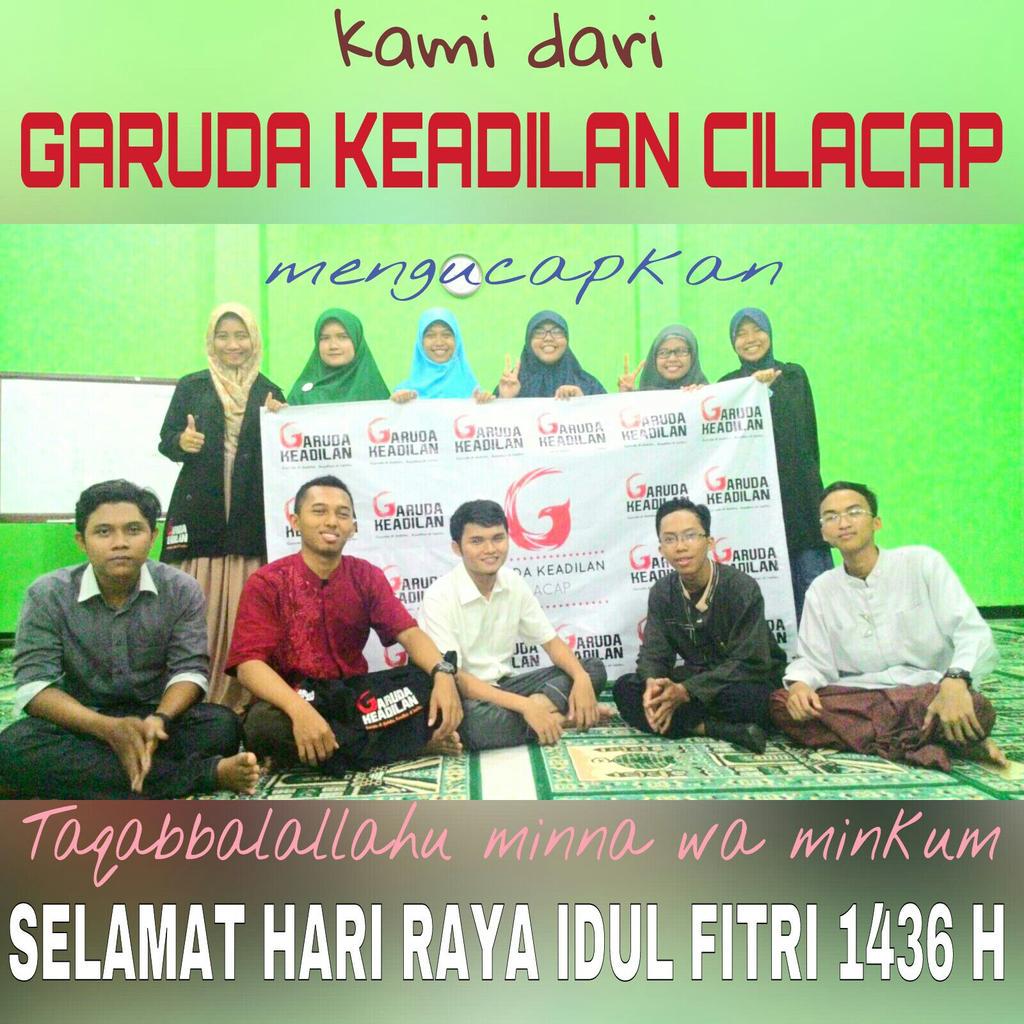 GKCilacap's tweet photo. تَقَبَّلَ اللّهُ مِنَّا وَمنِْكُمْ صِيَامَنَا وَصِيَامَكُمْ  كُلُّ عَامٍ وَ أَنْتُمْ بِخَيْر
Selamat Idul Fitri 1436H http://t.co/YrkvZ0xfGD