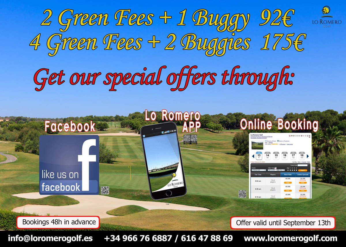 OFERTAS VERANO / SUMMER OFFERS 
 ow.ly/NqMea