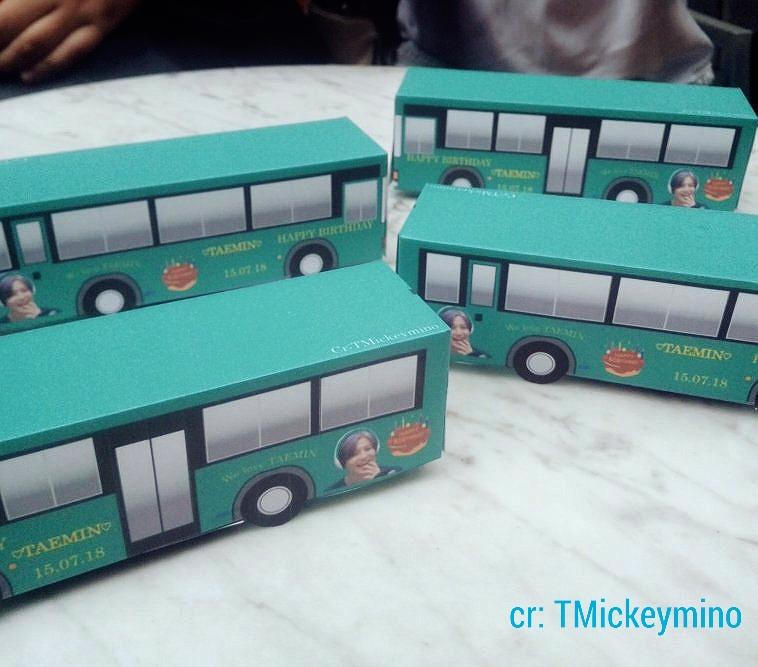 Reposting these cute buses just because :) Happy Birthday Lee Taemin! 