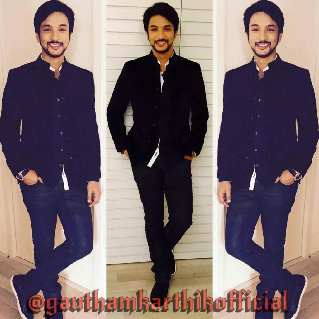 gauthamkrthk's tweet photo. #VijayAwards styled by @shilpavummiti 
#morningjoe #SecondDay #SecondPic #Handsome #Perfect #Look #GauthamKarthik 👌👍👌 http://t.co/zYOIEOkSpS