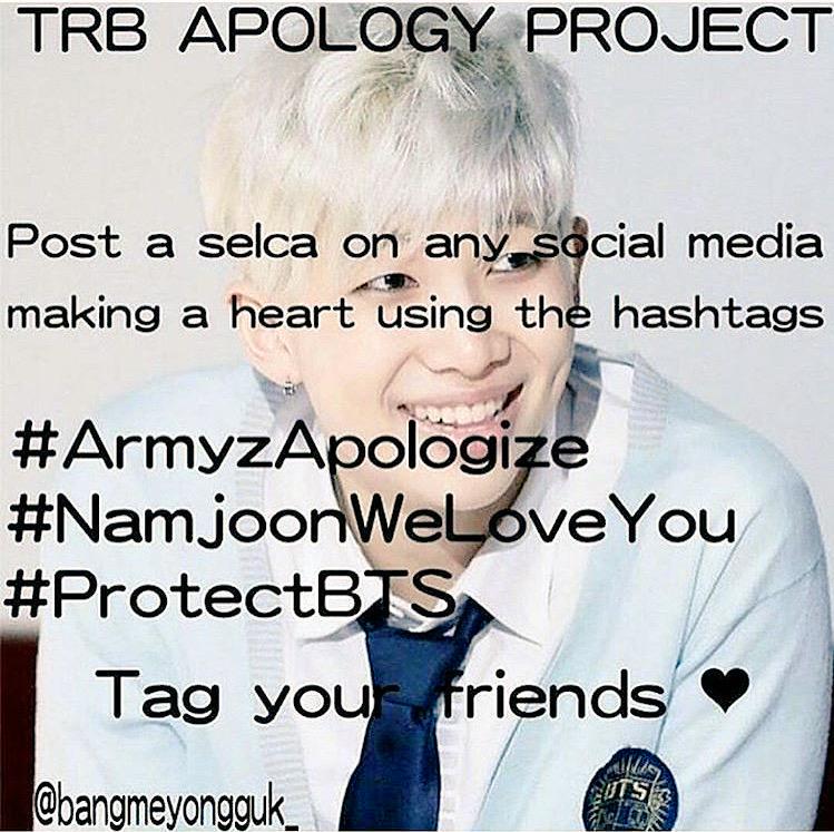 _bloomtulipe's tweet photo. @BTS_twt hey, leader. Don't worry. The real Army will always love you #Armyzapologize NamjoonWeLoveYou #ProjectBTS http://t.co/0LjwbvSOvW