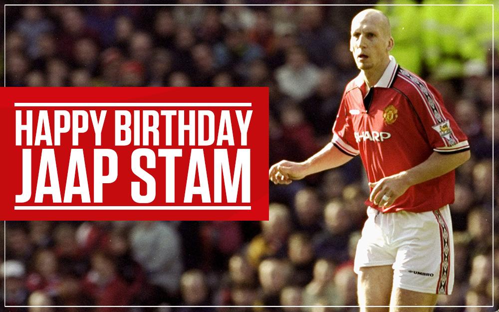 He was the rock of United\s defence and a notable hard man of football, Happy Birthday Jaap Stam 