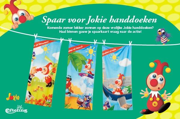 Ga je deze zomer op avontuur? Neem dan een handdoek van Jokie mee! Spaar t/m 15-8 bij ons voor deze leuke handdoeken.