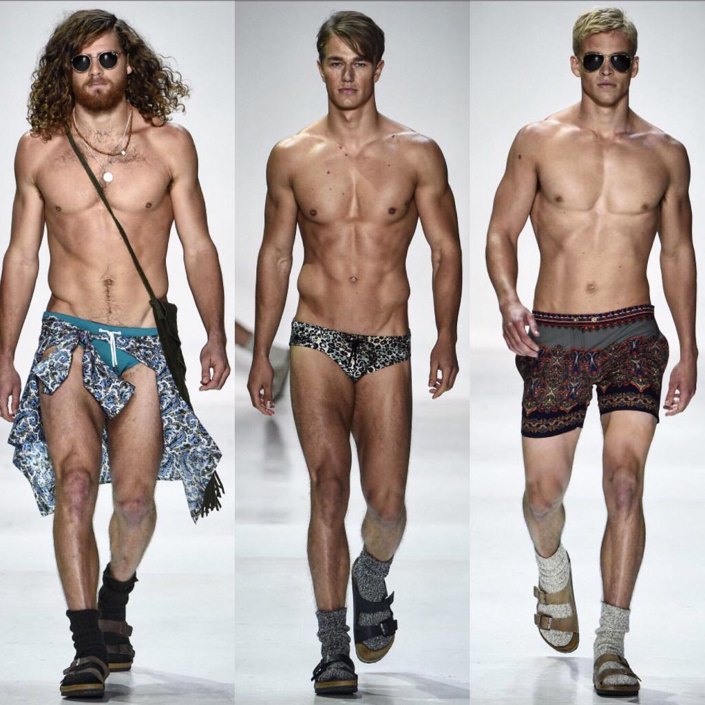 metrovelvet's tweet photo. @parkeandronen #Spring16Mens  #parkeandronen #NYFWM  #menswear #menstyle #mensfashion #Swimmwear http://t.co/T85mA06JZe