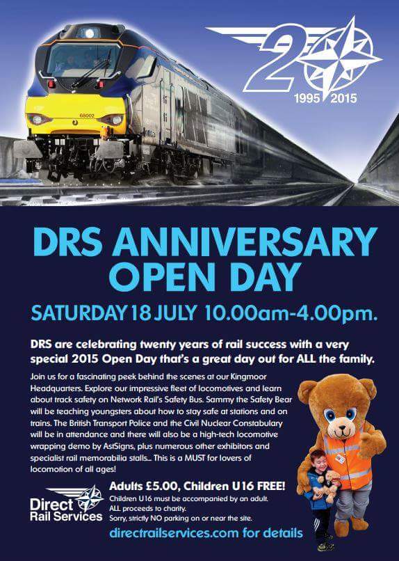 Videoscene_UK's tweet image. Come along and see us at #carlisle #kingmoor depot open day,with our stall Celebrating @DirectRail 20th anniversary.