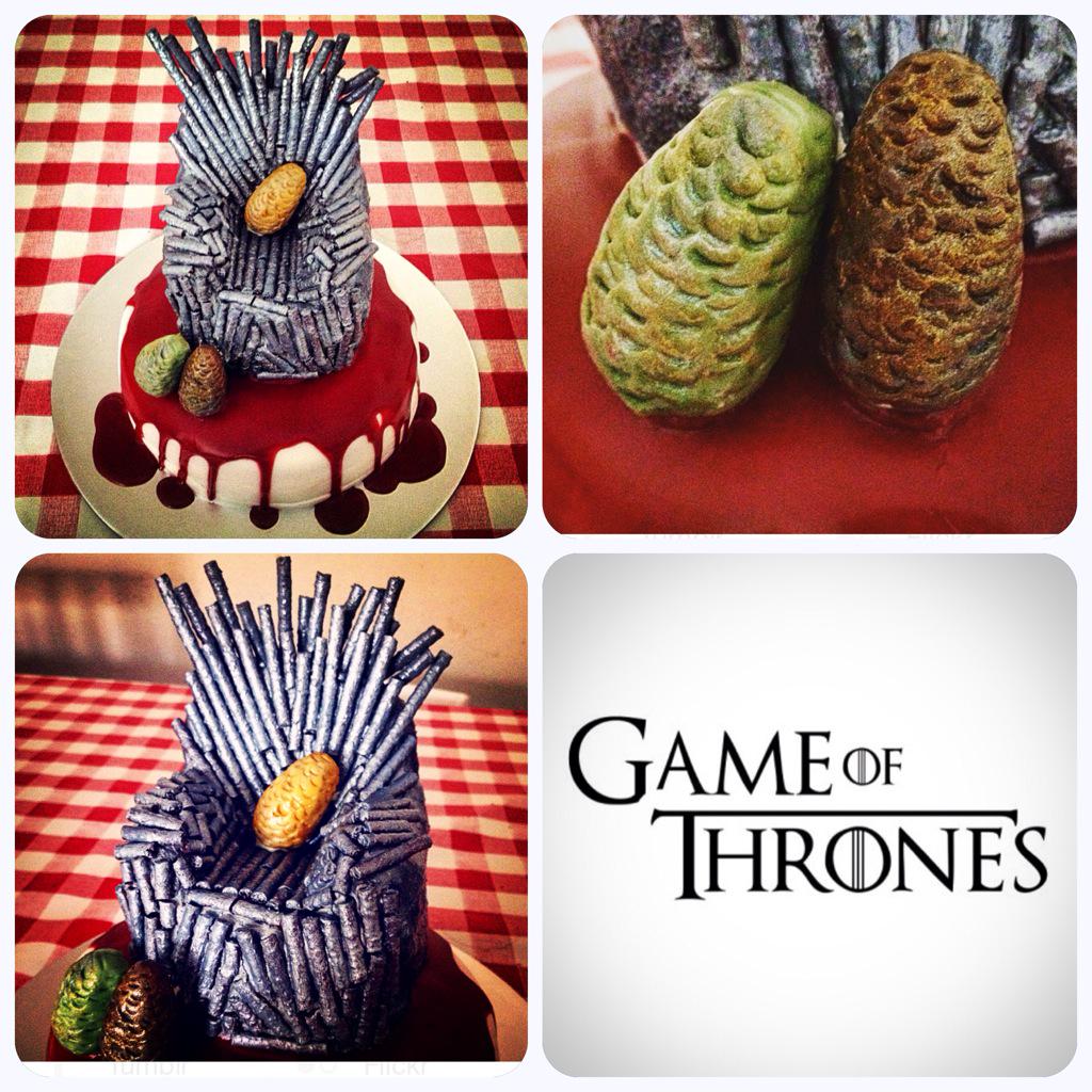 CrumbsCakeBlog's tweet photo. @WhitworthsSugar #GameofThrones cake I made for my housemate's 21st! #weekendbakes http://t.co/JvZfvuJd9n