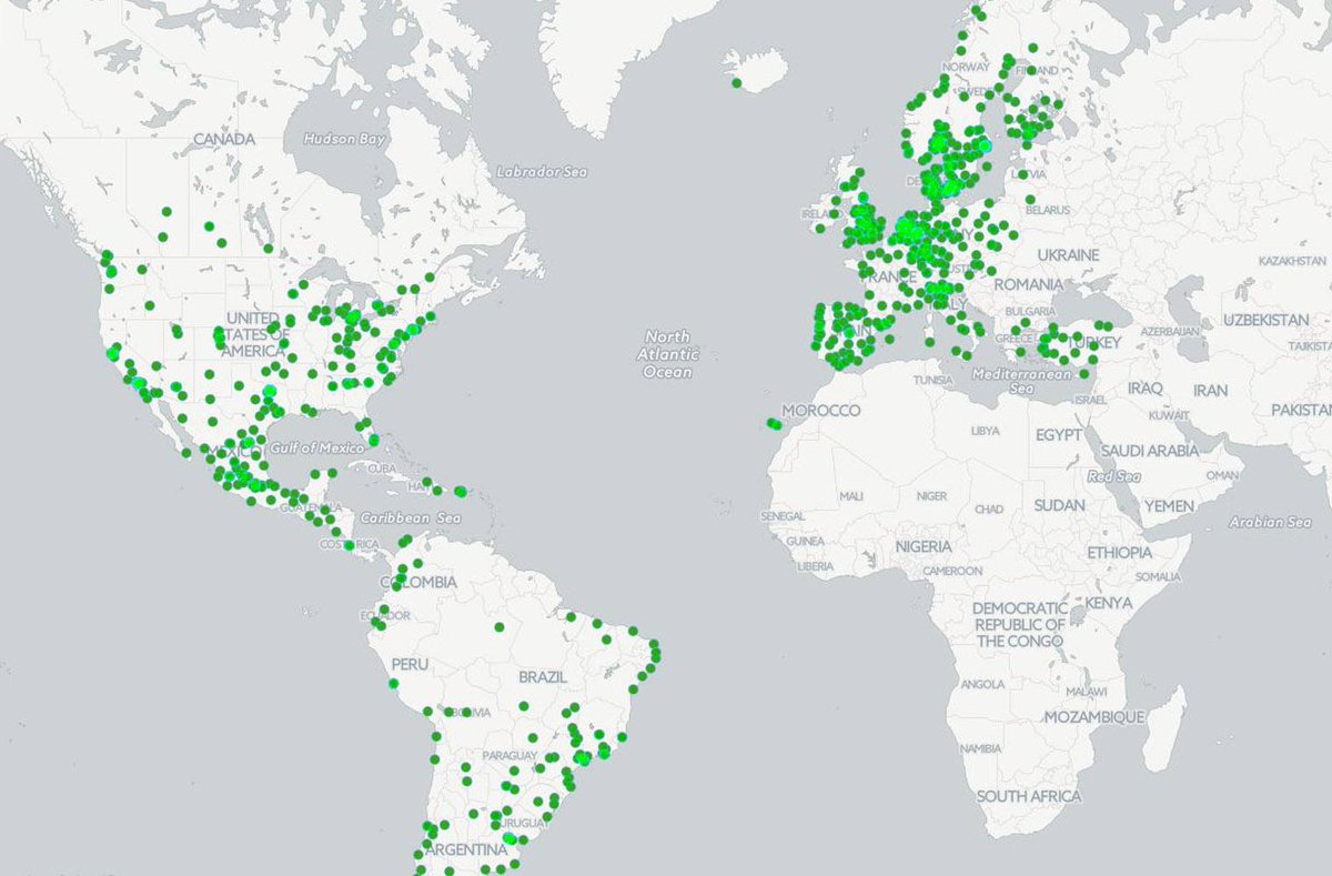 A map of the world according to what music we listen to i100.io/6vVybYB