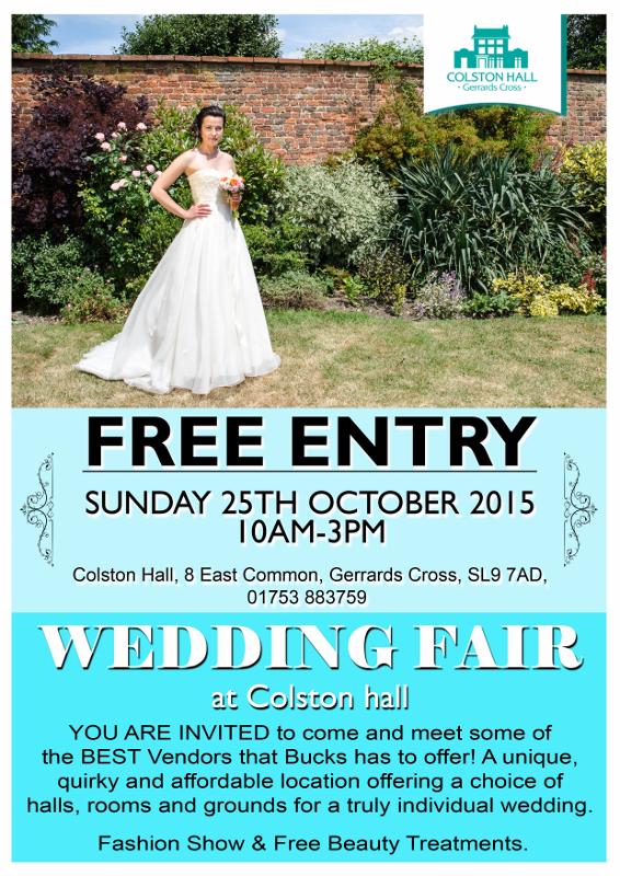Colston Hall Wedding Fair on its way:)