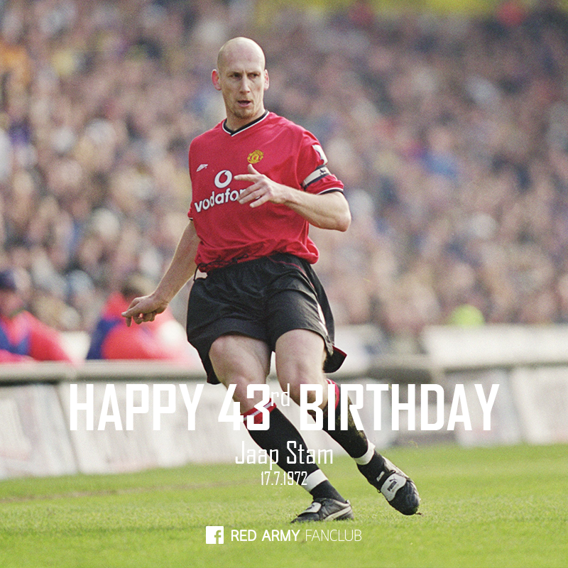 Happy 43rd Birthday Jaap Stam 