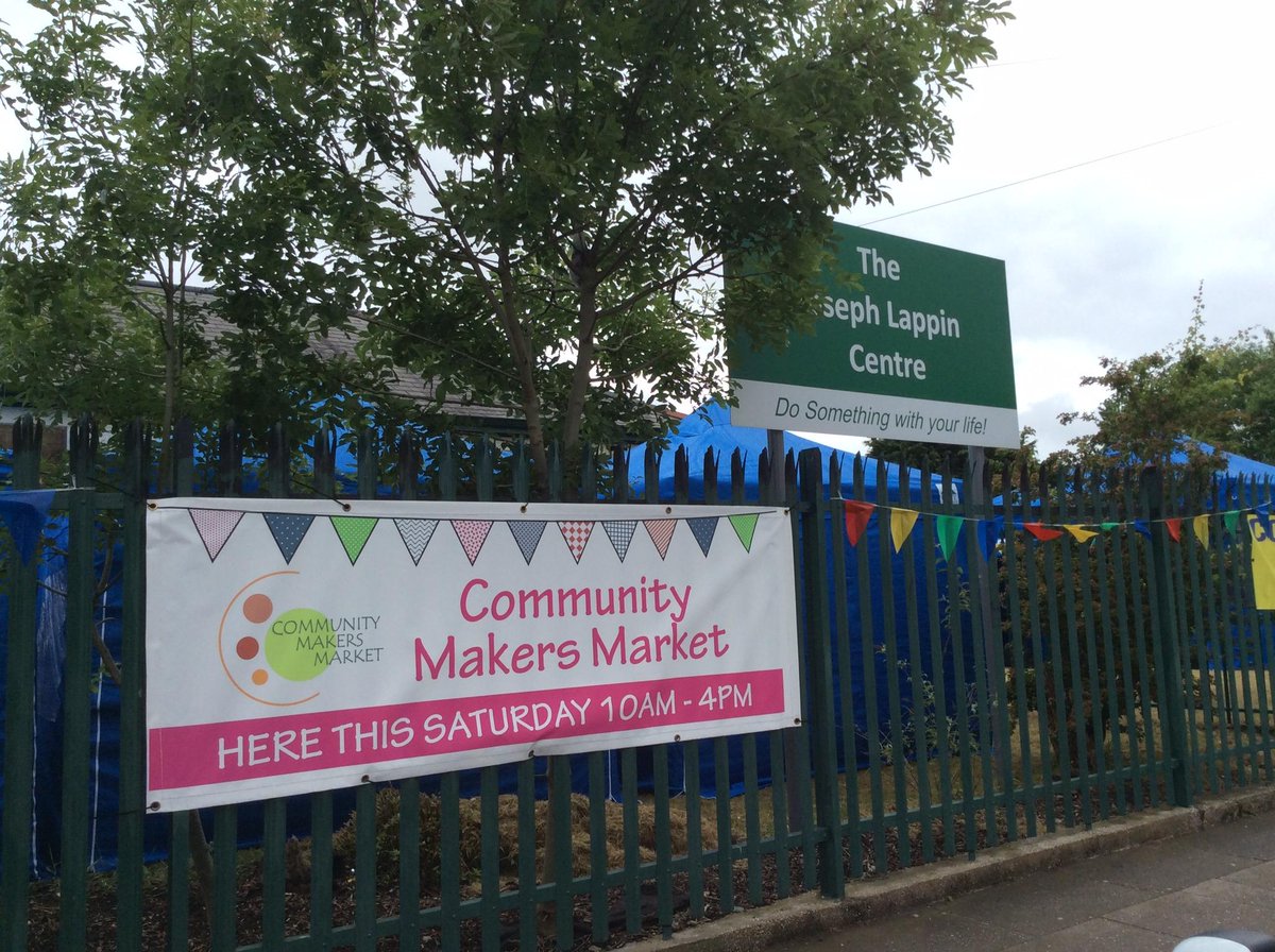 CMakersMarket1's tweet image. Come along to the new Community Makers Market at the Joseph Lappin Centre tomorrow Saturday 18th July 10am-4pm!