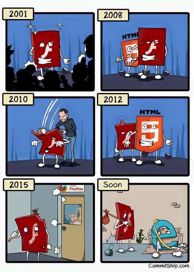 DevignMedia's tweet photo. #SorryNotSorry #adobe #Flash but we dont really miss you :) #html5 #webdesign #graphicdesign http://t.co/nAIBrK0IMo