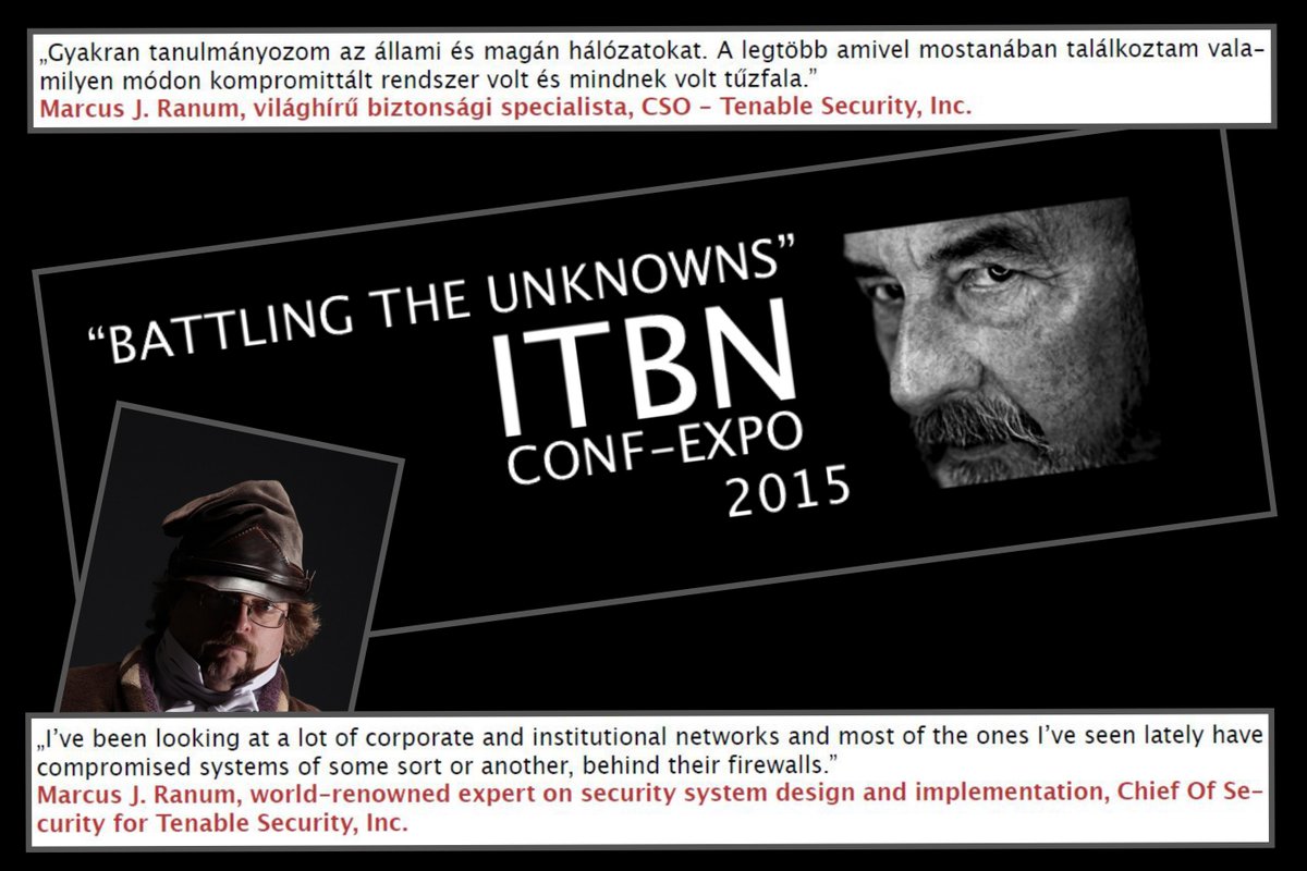 Quotes from ITBN’s history #ITBN #cybersecurity #cybercrime #hungary #cyber #security <a href="/mjranum/">bit.ly/rwgamernl</a>