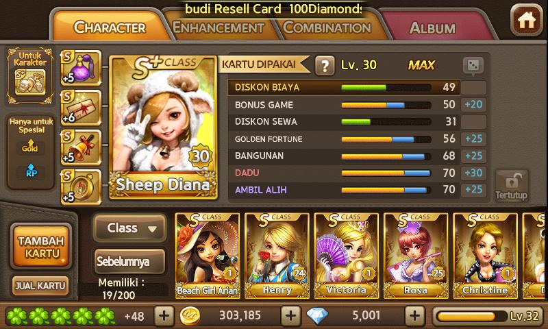 line:egay_17 tolong diprotecd Acount baru buka jackpot draw 3x 5000dia dapet dari resell card even kemaren @LGR_INA