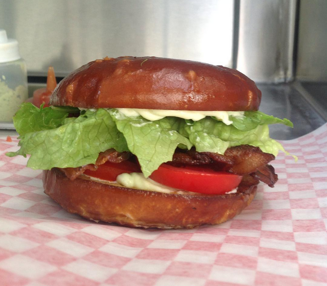 TheBLTtruck's tweet photo. TODAY! Fri. 7/17: @TheBLTtruck's @Phelps_agency, 9th &amp; Wilshire, #SantaMonica, 11:30-2(ish). #bacon #lunch #foodtruck http://t.co/UiRE9Hl5zx