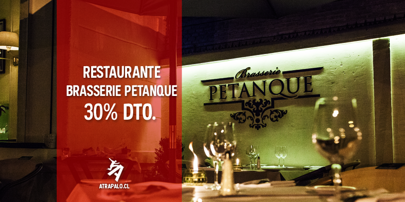atrapalochile's tweet photo. Comparte una velada romántica al estilo francés en  @PetanqueSCL con 30% dto. http://t.co/PfRDp9EBYG http://t.co/tR8PPwor4P
