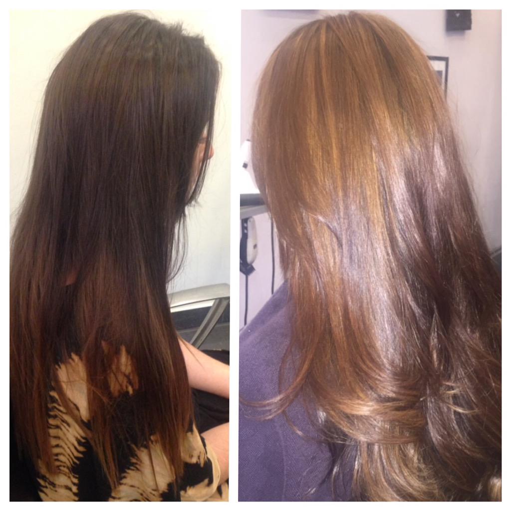 jo_derbyshire's tweet photo. Before and after.. Brunette to bronde with subtle highlights #TAGhairdesign #huddersfieldhairdresser #lovehair http://t.co/BPJZAx2g2f