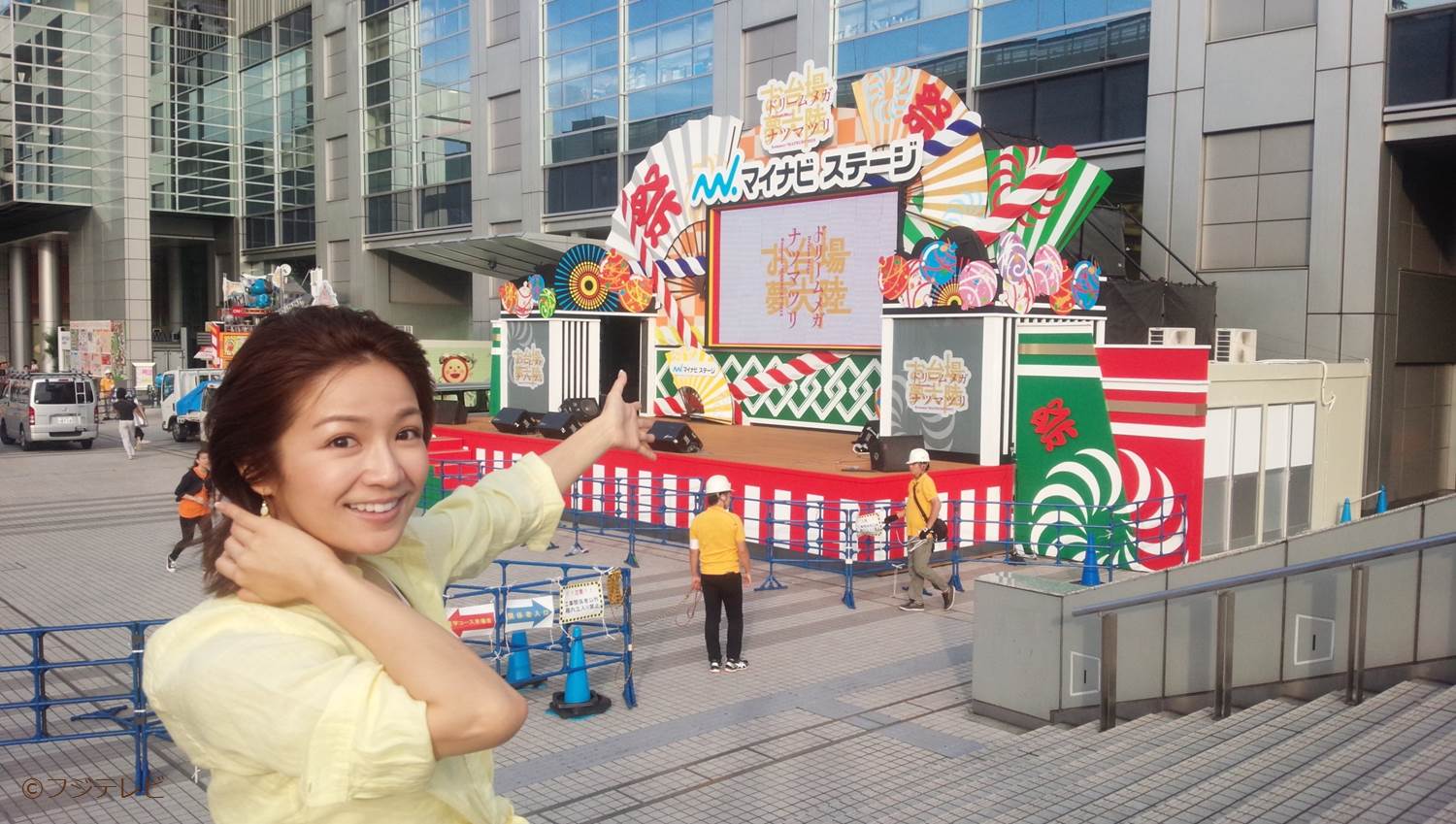 めざましテレビ 明日は お台場夢大陸の見どころをいち早く紹介しちゃうよ グルメ エリア に 紙兎ロペ神社 さらに ワンピース チームラボ コラボブースなどなど 見どころ沢山 ８時５分過ぎ放送予定 お楽しみに O めざましどようび