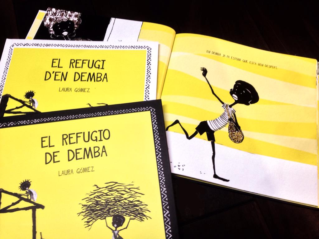 Comanegra's tweet photo. Si en Demba us va enamorar tant com a nosaltres, el 02/09 a la venda les noves aventures creades per @laLauraGG! http://t.co/vzTQB6L7QI