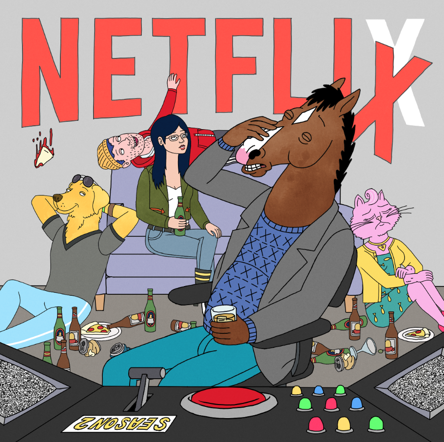 De situatie na het binge-watchen van #BoJackS2