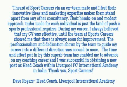 footycareers's tweet photo. Our CV service helped @rogersdave123 into an exciting new role. See what we can do for you at http://t.co/jiqH9QebTE http://t.co/ctgVEJdBiz
