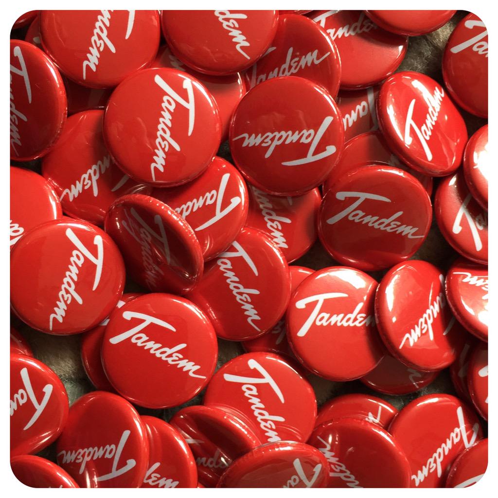 We've got swag! Find us <a href="/tramlines/">Tramlines Festival</a> Sun 26 July at 2pm in the Peace Gardens and get your ltd Tandem Tramlines badge 🎯