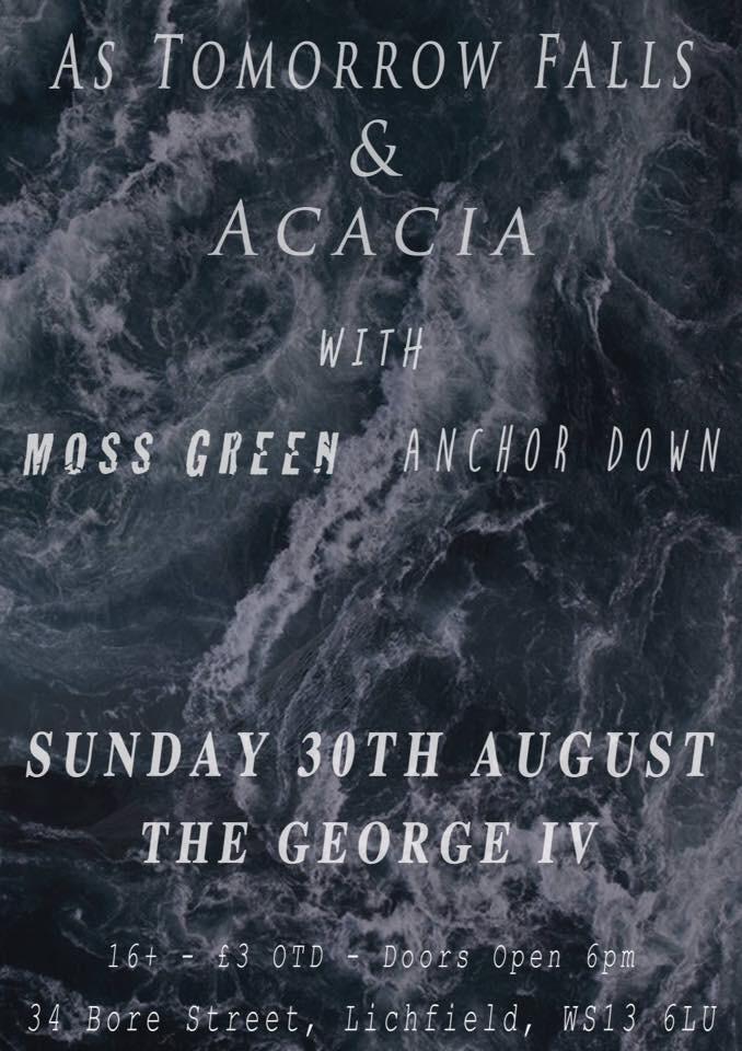AsTomorrowFalls's tweet photo. @AsTomorrowFalls: Get down to this show! With our bros in @AcaciaMusic, can't wait. http://t.co/H0ixyHYgOk