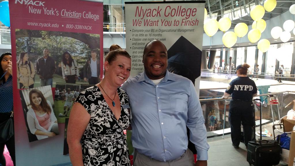 NYadultprograms's tweet photo. @Fulton Center with NYPD embracing the community. #nysade #Nyack http://t.co/uyY8b9W43P