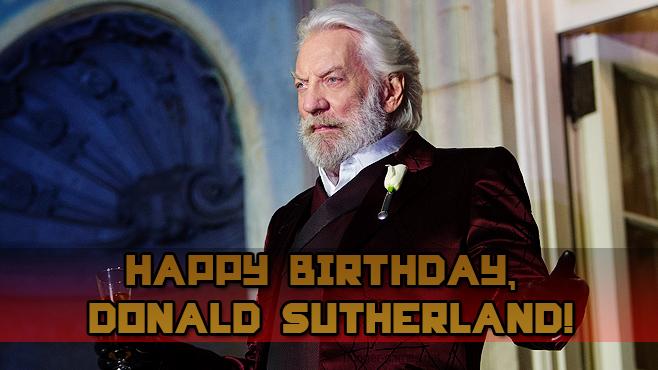 Happy birthday, Donald Sutherland!:  