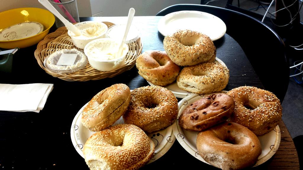 stoveboat's tweet photo. It's bagel Friday. 😊 We hope everyone has a fantastic weekend! #TGIF http://t.co/RuM56t3b3n