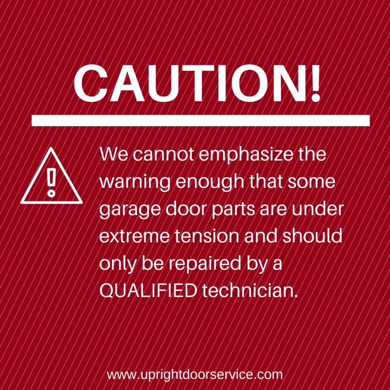 Under Tension? Yes, your garage door is! #SafetyFirst