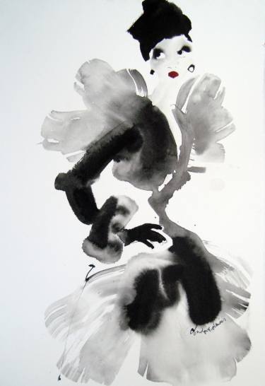 TabulousDesign's tweet photo. Beautiful women in beautiful #fashion in beautiful paintings @BridgetDavies1 today on #FridayArtist #art #paintings http://t.co/2MGBwb6km7