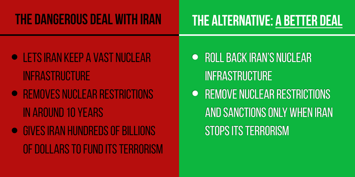 IsraeliPM's tweet photo. RETWEET THIS: There is an alternative to this dangerous deal. http://t.co/DflmUMsKgF