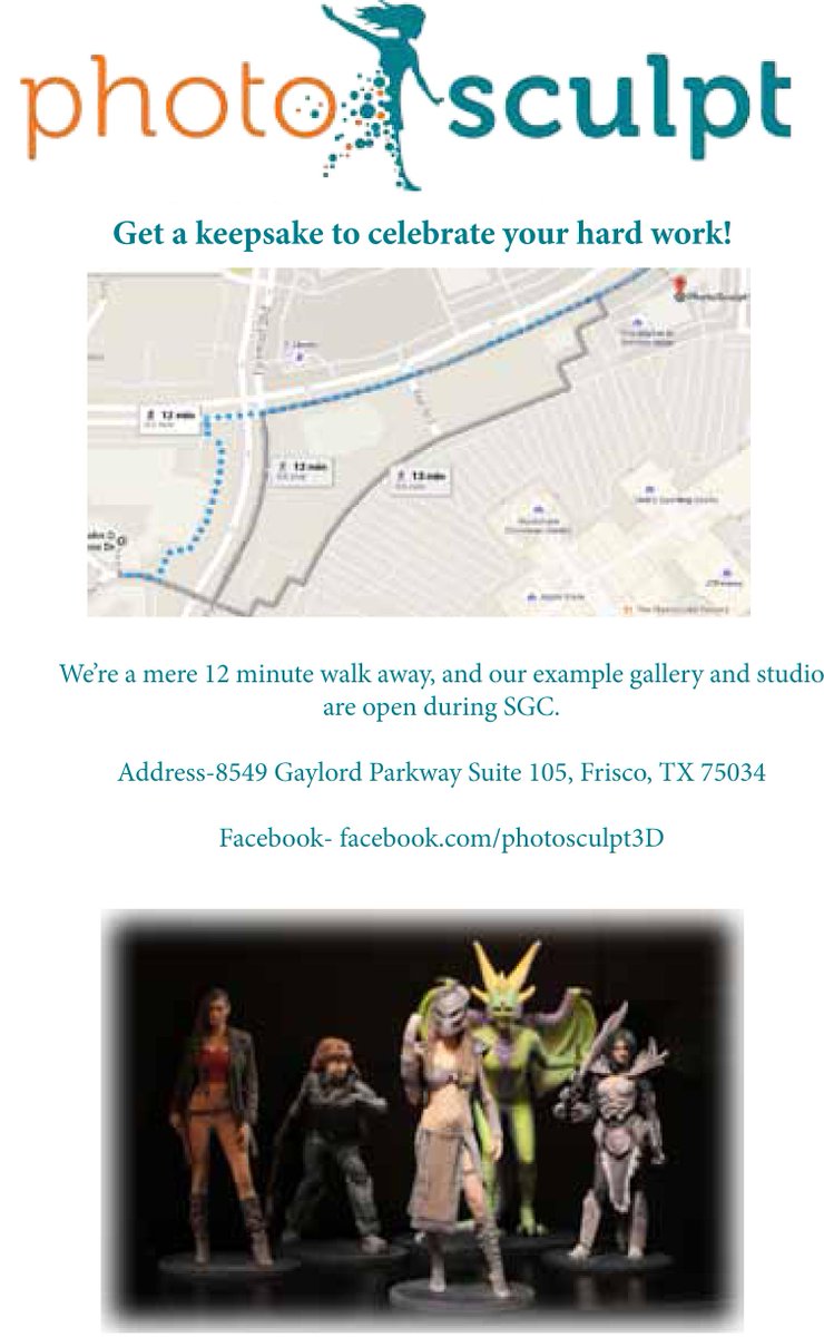 #SGC2015 We can't wait to see cosplayers come in for their sculptures! #keepsake #excited