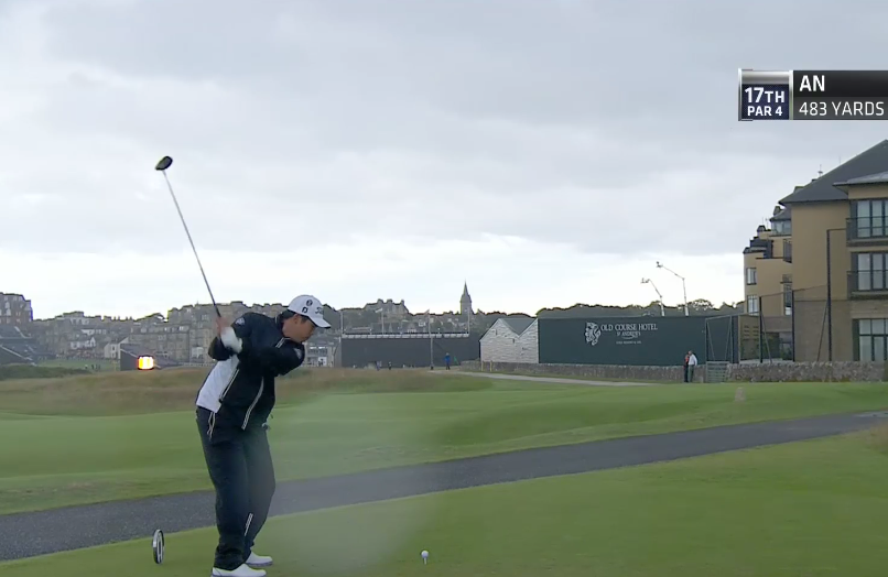 RexHoggardGC's tweet photo. When clouds like this roll up in Florida we run. When it happens at St Andrews you go to the next tee. http://t.co/NHcWQ1sAfT